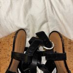 Franco Sarto Black Patent Leather Wedges Photo 3