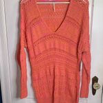 Free People  Hot Tropics Crochet V Neck BOHO Sweater Paloma Combo New W-343 Sz S Photo 0