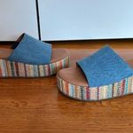 Diba True  Womens Rock Steady Raffia Slide Wedge Casual Shoes Photo 4