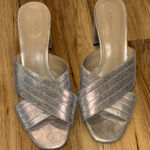 Ann Taylor  Silver Sandals Photo 0