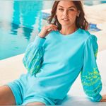 Lilly Pulitzer Alla Terry Sweatshirt Women’s XL Photo 1