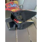 Azalea Wang Midcalf Multicolor Snakeskin Print Western Boots Red/Yellow Size 6 Red Photo 4