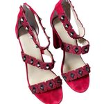Botkier  Gigi platform heels red with studs and embroidery Photo 0