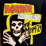 The Misfits Horror Business Fiend Black Yellow Red Band Tee Small Photo 2