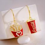 Coca-Cola  & French Fry Earrings! Photo 0