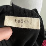 Ba&sh Black light weight short dress with Ruffle Details Photo 10