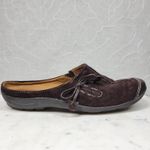 Vintage Naturalizer Natural Soul Fanner Suede Mules Womens 7 Brown Leather Bow Photo 14