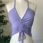Lavender Ruched Top Purple Size M Photo 0