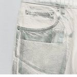 ZARA NWT  The Boy Boy Fit Silver Relaxed Fit Straight Leg Mid Waist Jeans Photo 8