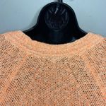 Free People Electric City Tangerine Crewneck Knit Crochet Sweater Size XS Photo 6