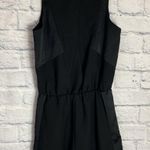 Parker  Regina black sleeveless short romper medium NWT Photo 4