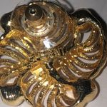 M. Jent Vintage Gold Tone and Faux Pearl Retro Boho Earrings Photo 4