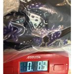 Womens Small Purple Mixed Media‎ Animal Print Full Zip Jacket Blouse Top Boho Photo 8