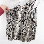 Cami NYC The Racer Charmeuse Snake Tank Top Silk XS Photo 8