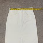 joe's jeans Joe’s Jeans Denim High Rise Front Slit Midi Skirt 24 Photo 9