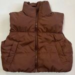 puffer vest Brown Size XS Photo 0