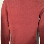 ASOS  Knit Maroon Square Neckline Long Sleeve Sweater Dress Size 6 NWOT Photo 9