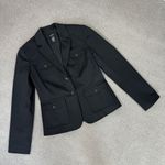 Victoria's Secret Victoria’s Secret Body By Victoria‎ Twill Blazer Jacket Black 8 Cotton Photo 15