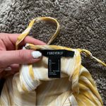 Forever 21  yellow striped wrap dress size small Photo 1