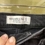 Abercrombie & Fitch The Kick Flare Ultra High Rise Black Denim Jeans - 27 / 4R Photo 3