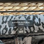 Banana Republic Sloan Mid-Rise Twill Gray & Black Leopard Dress Pant Trouser, 4 Photo 6