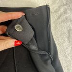 Chico's  0 US S 4 Lindy Black Side Zip Ponte Pants Seam Detail Straight Leg Dress Photo 6