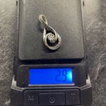 Source Unknown Sterling Silver an Diamond Infinity Knot Pendant for a Necklace Photo 8