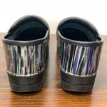 Dansko  Women's Striped Patent Leather Professional Clogs Multicolor Size 38 Photo 5