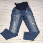 1822 Denim 1822 distressed ankle fringe maternity jeans size medium Photo 0