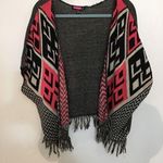 Say What? Knit fringe open cardigan Photo 0