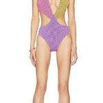 Agua Bendita NEW Vini Malibu One Piece Swimsuit, Cut Out Bathing Suit Size XL Photo 8