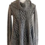 Ruby Moon Anthropologie  Sweater Cowl Swing Gray Fuzzy Soft Sweater Size Small Photo 0