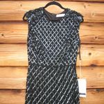 Mac Duggal  5776 Womens HIGH NECK DRESS W/ CRYSTAL FRINGE DETAIL Photo 9