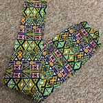 Win win  Colorful Xs & diamonds leggings size Small Photo 1