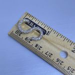 925 Solid Sterling silver initial Script letter “ S “ Pendant Signed ALF Photo 8