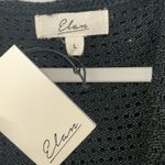 Elan  Black Crotchet Hoodie Open Front Cardigan(Size Large) Photo 4