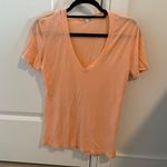 Cotton Citizen Peach V-neck T-shirt Photo 0