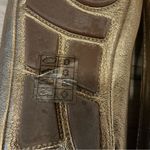 Michael Kors futon Moc gold leather ballet flats Sz 11 Photo 5