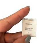 Olivaceous Blue Polka Dot Tiered Accordion Trim Casual Skirt Women Sz L Photo 6