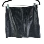 Shein Bae Black Faux Leather Mini Skirt M Size M Photo 1