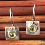 Silpada  Sterling Silver Peridot French-wire Earrings Photo 0