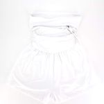 Susana Monaco Tube Cut Out Gathered Romper in Sugar White Women's Size Small NWT Photo 2