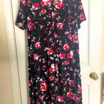 Roaman’s Black Floral Dress Size 18/20‎ Photo 1