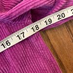 Loft  pink corduroy shacket puff sleeve shirt jacket xs Photo 6