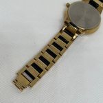 Anne Klein Ann Klein women watch 37mm round gold black tone Ak1412 quartz size 6.5” running Photo 7