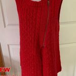 New Directions ND size L Large red chunky sweater Photo 1