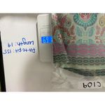 Talbots Women Pastel Artsy Pencil Skirt Size 6 Blue Pink Cotton Stretch Colorful Photo 5