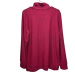 Torrid Dark Red Relaxed Fit Super Soft Plush Rib 1/4 Zip Sweatshirt Size 1X Photo 7