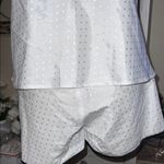 Kate Spade Black and White Asymmetrical Camisole Pajama Set Photo 6