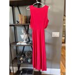 Beyond Yoga Around The World Front Twist Dress Candy Apple Red Womens Size Large Photo 6